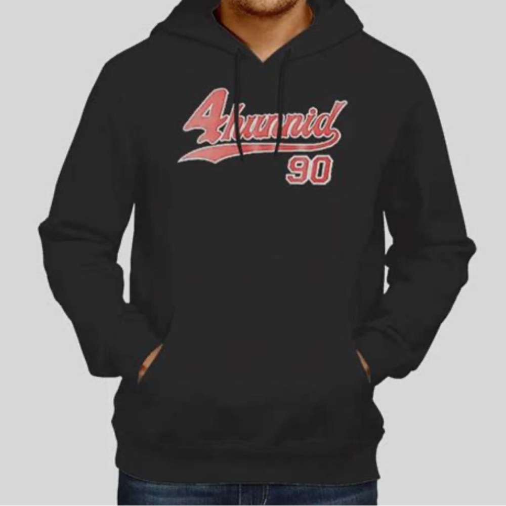 4Hunnid Sold Out Black Hoodie with Red Logo